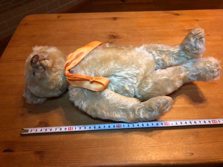 ミドルサイズ　シュタイフ 20年代　ホワイト　アンティーク