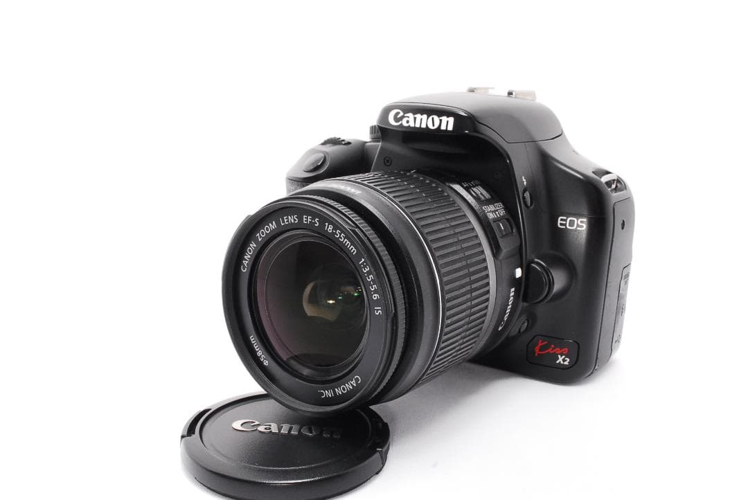 Canon Kiss X2✨　レンズセット　手ぶれ補正　ケース付き
