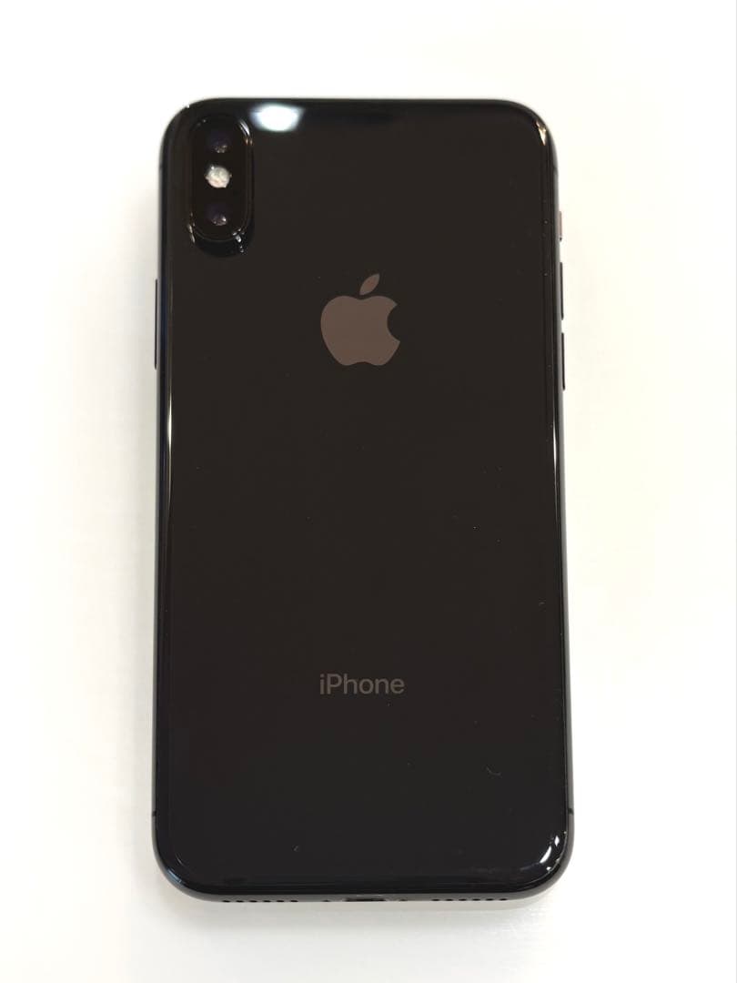 【美品】Apple iPhone X スペースグレー 本体
