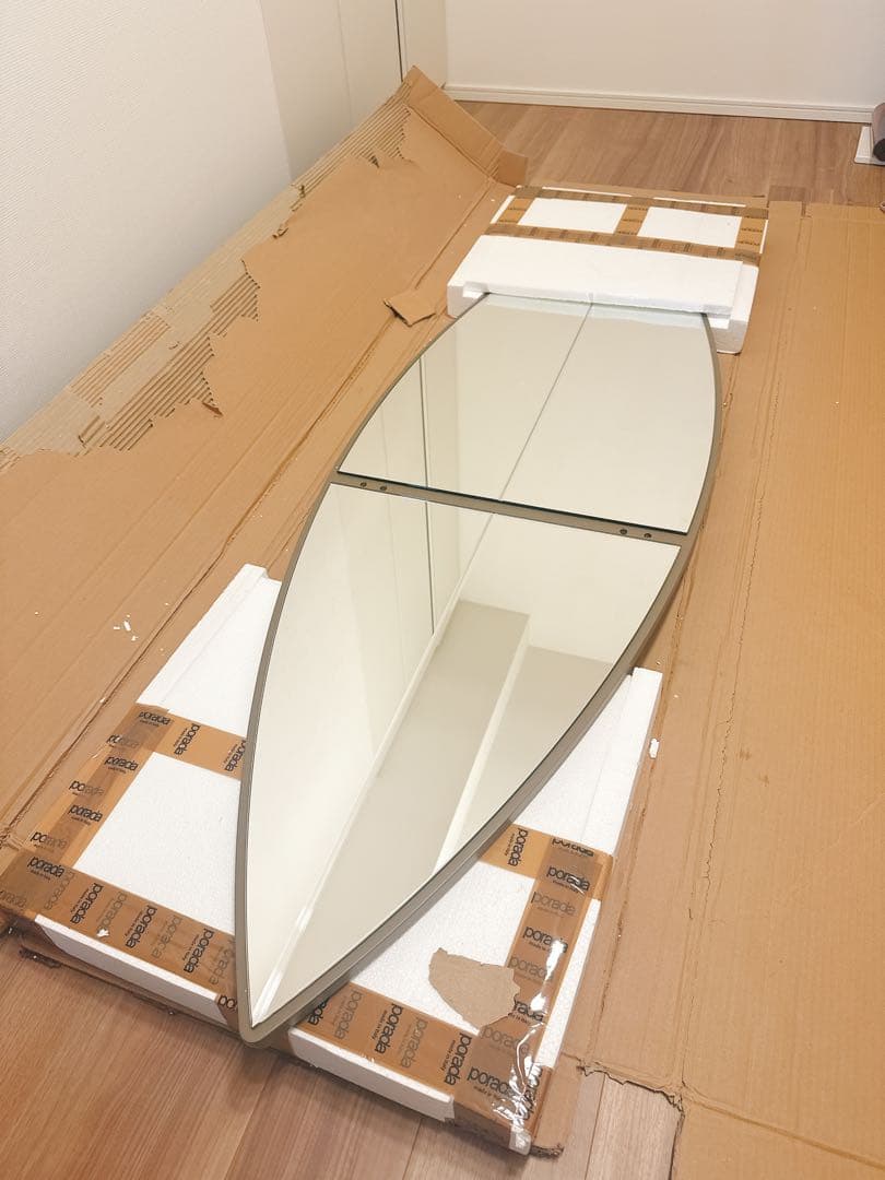 PORADA surf 2 mirror ポラダ　ミラー　グレージュ　新品未使用