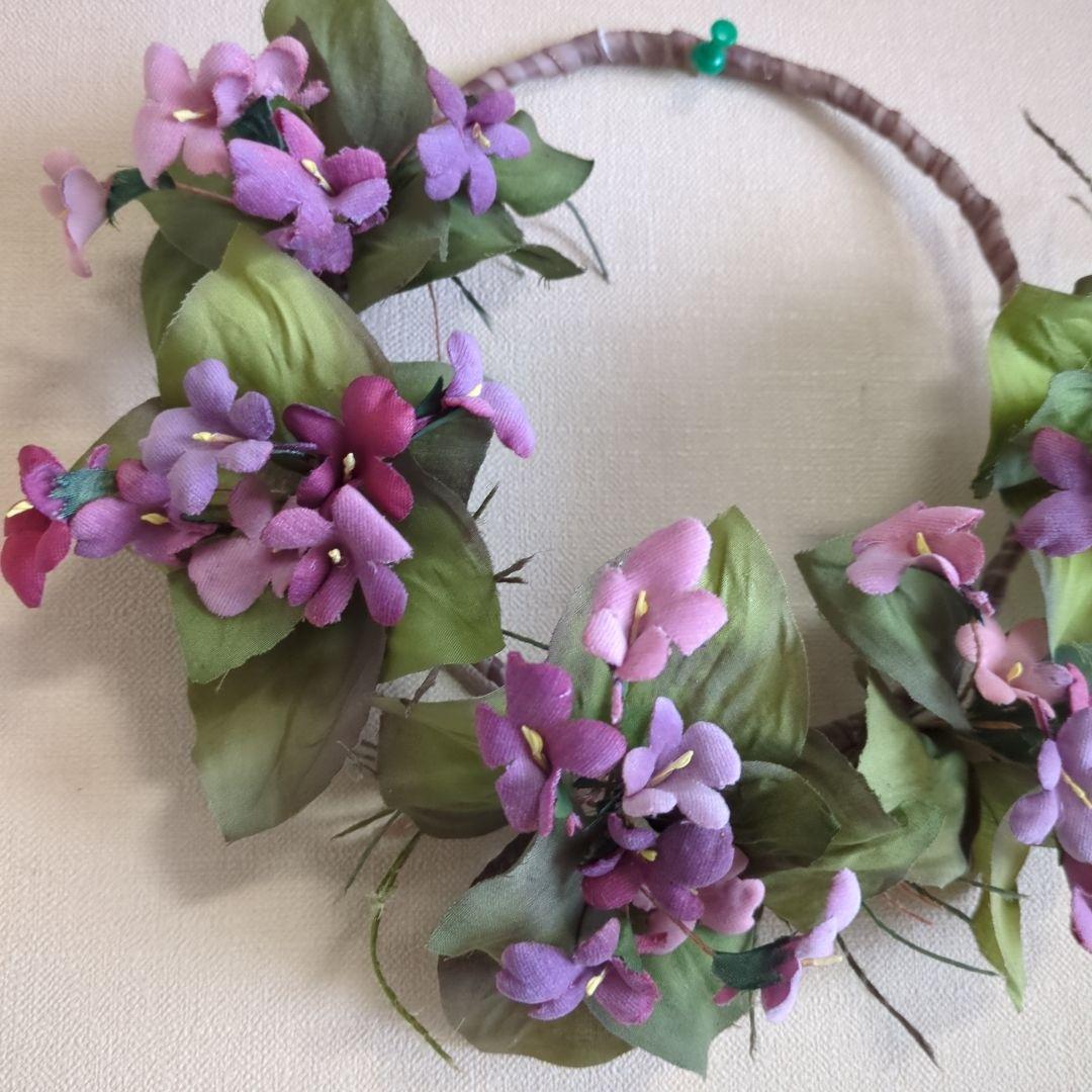 布花アートフラワーゆうこりん2点