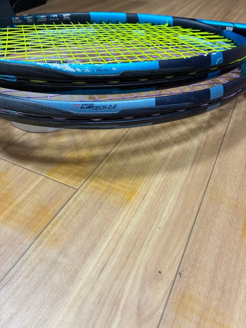 Babolat PURE DRIVE テニスラケット 2本セット G2 ブルー
