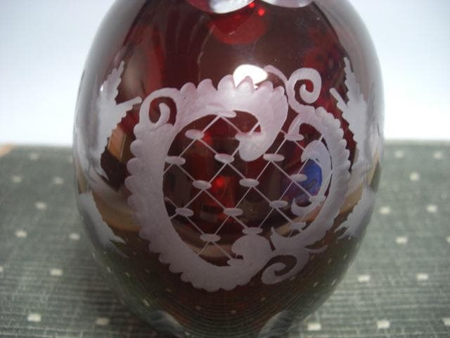 ◆BOHEMIA/ボヘミア EGERMANN GLASS デキャンタ◆未使用品◆