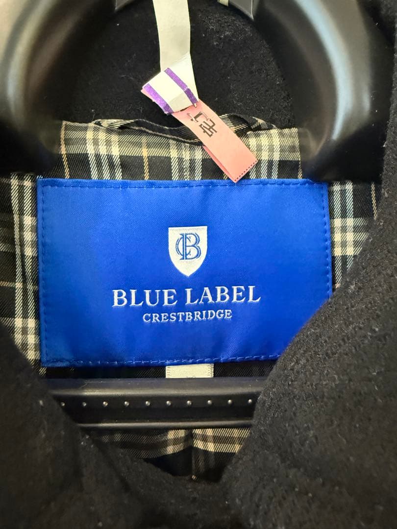 BLUE LABEL CRESTBRIDGE ブラックピーコート