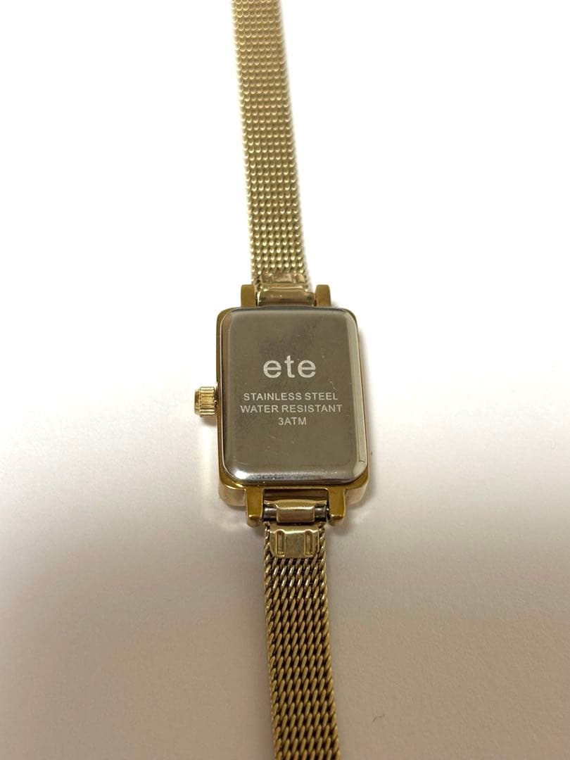 美品⭐︎ete ゴールド メッシュバンド 腕時計