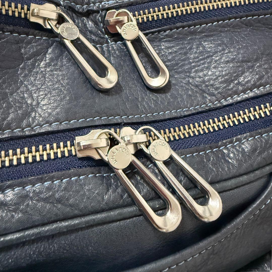 アニアリ 2way ショルダーバッグ A4収納可 大容量 レザー