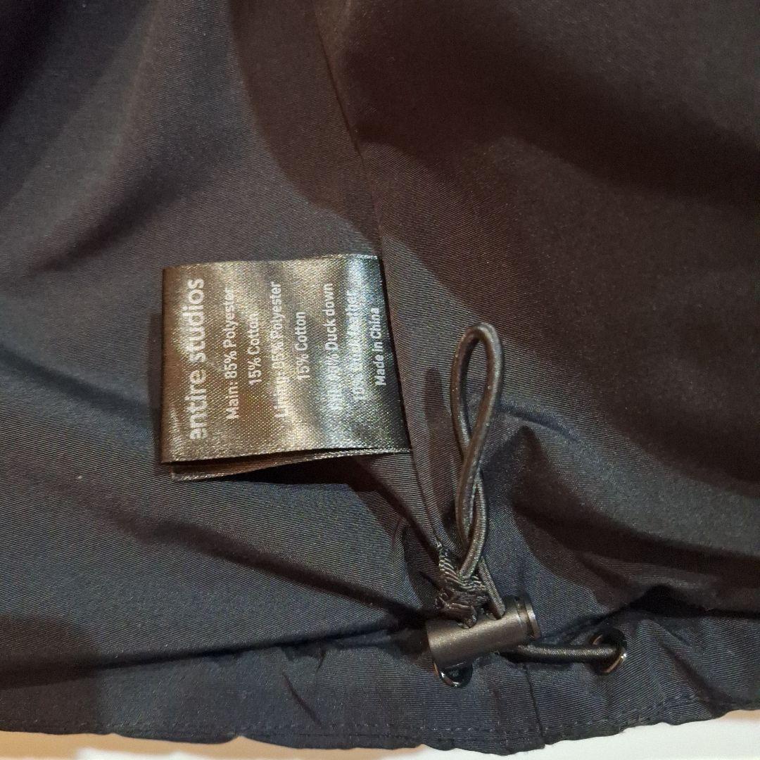 entire studios PFD V2 ダウンジャケット 黒 XSサイズ