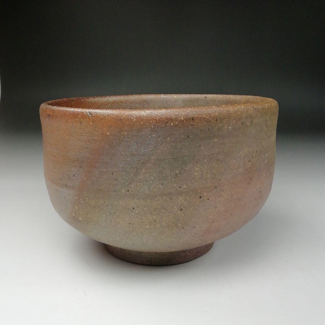 Ｔ１０９　茶碗　『薫染　茶碗』『益子焼』『箕輪靖夫』　共箱　抹茶碗　茶道具