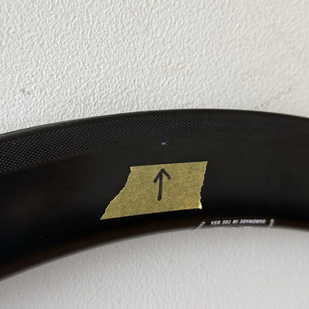 M*x様 ENVE SES リムブレーキ フロントホイール カーボンリム 20H