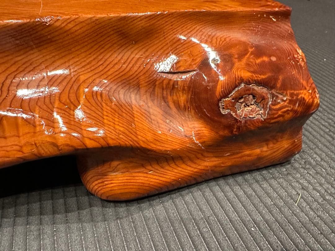 屋久杉 敷台 花台 骨董台 飾り台 一枚板 和室　希少