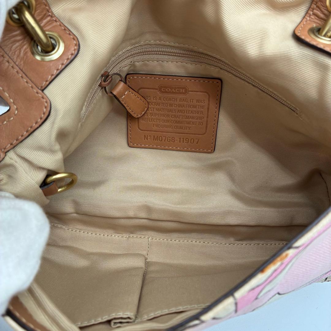 希少 COACH コーチ　マルチカラー　ワンショルダーバッグ　ソーホー