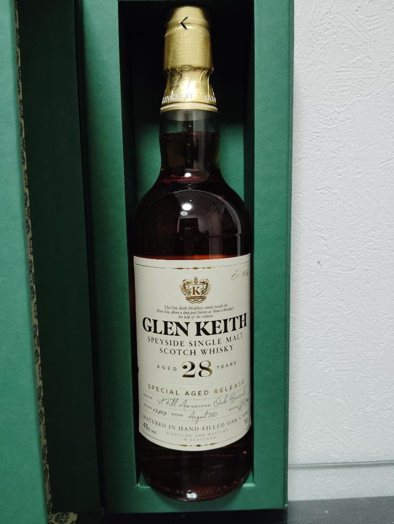 グレンキース 28年 GLEN KEITH 正規品 43度 700ml ２８年