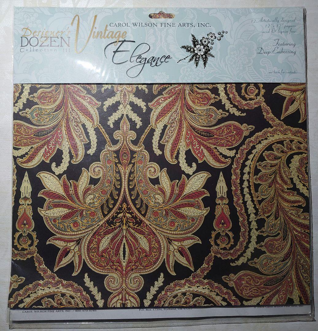 キャロルウィルソン スクラップブックキット&デザインペーパー セット