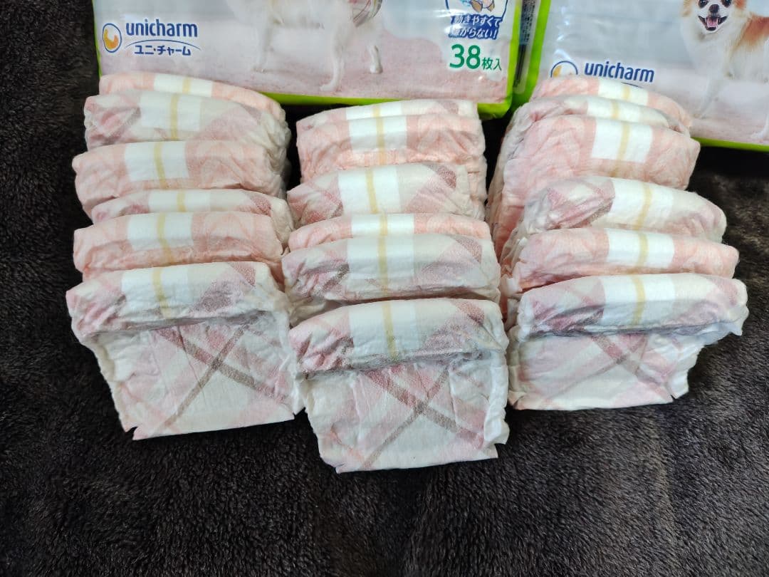 ユニチャーム マナーウェア SSS 38枚入り　9袋+バラ19枚