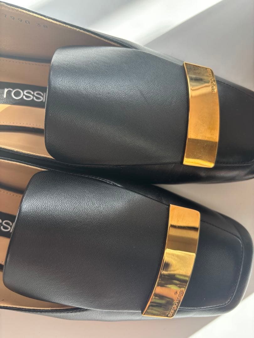 Sergio Rossi セルジオロッシ SR1 プレート　フラットシューズ38
