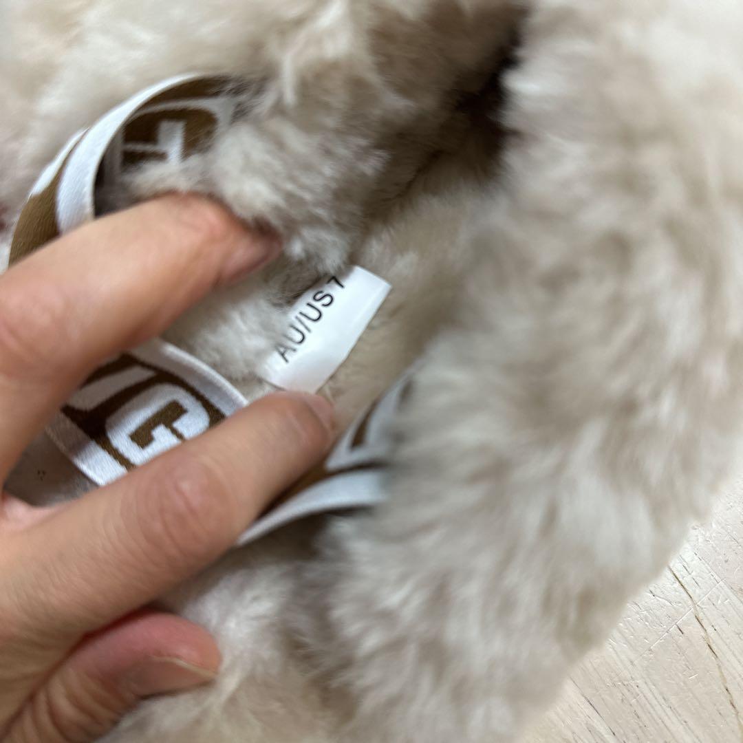 厚底ムートンブーツ サンダル ボア　24cm US7