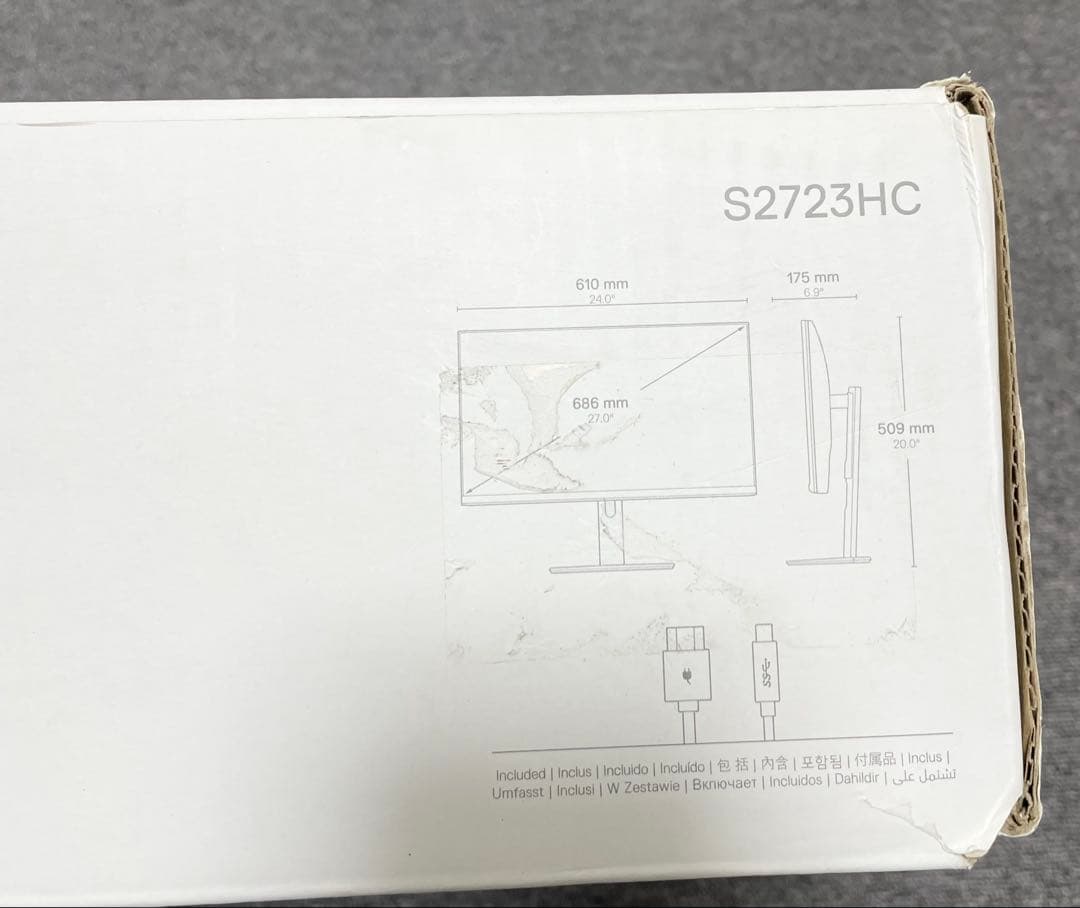DELL S2723HC 27インチ USB-Cモニター