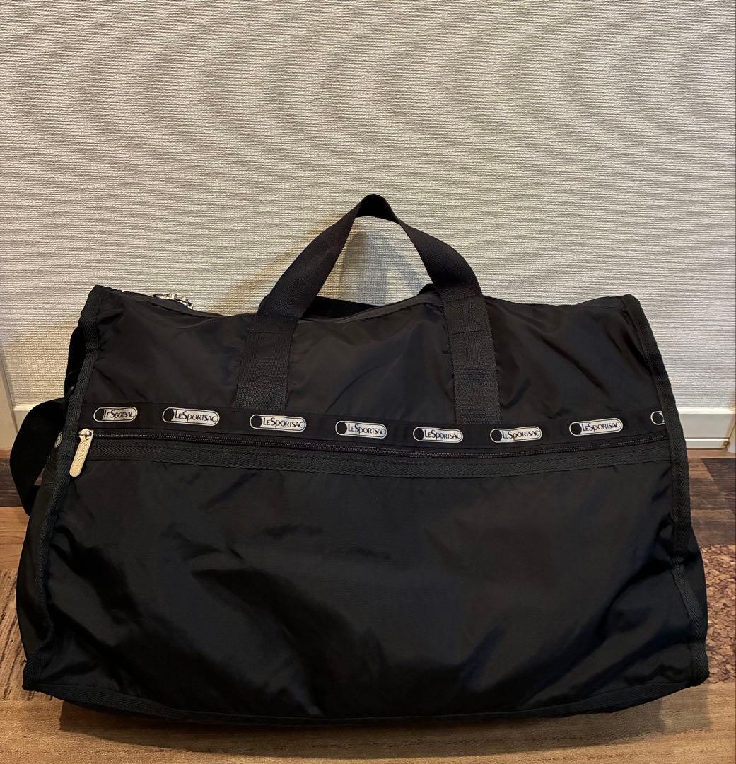 新品同　レスポートサック ボストンバッグ　オールブラック