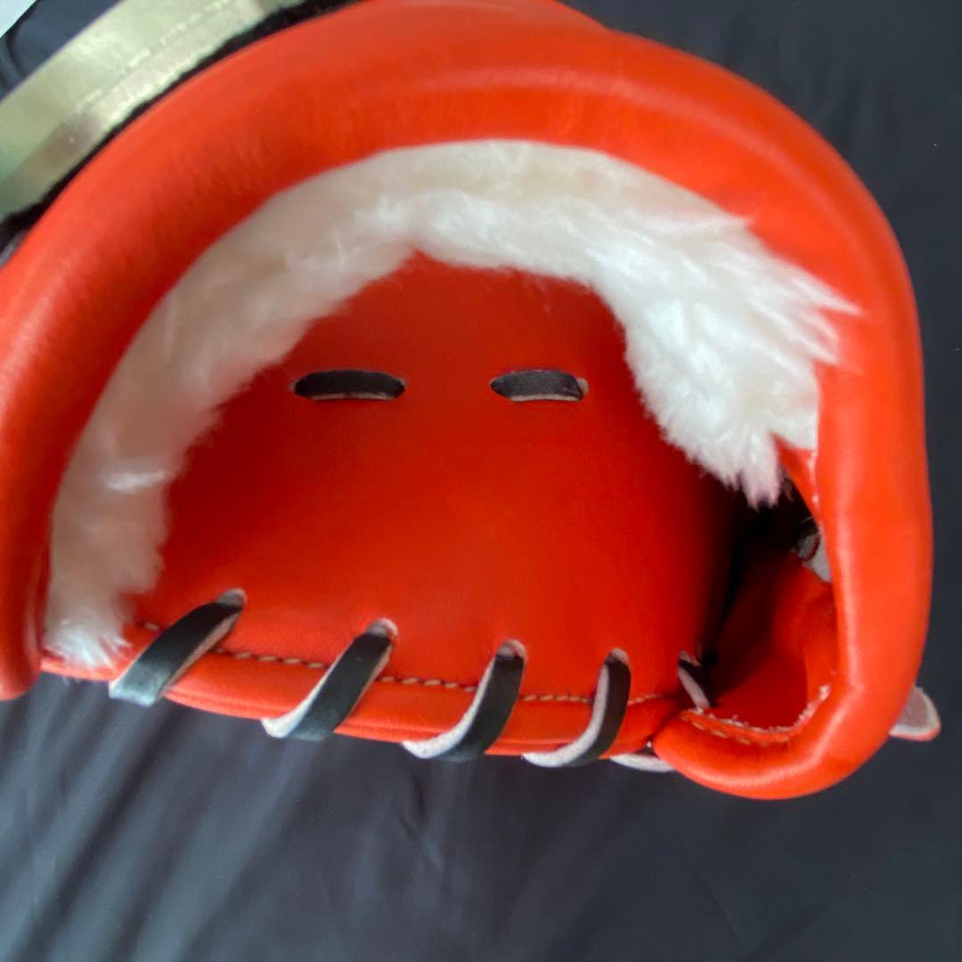 【新品・未使用】ミズノ グローバルエリート 軟式 内野手グローブ オレンジ