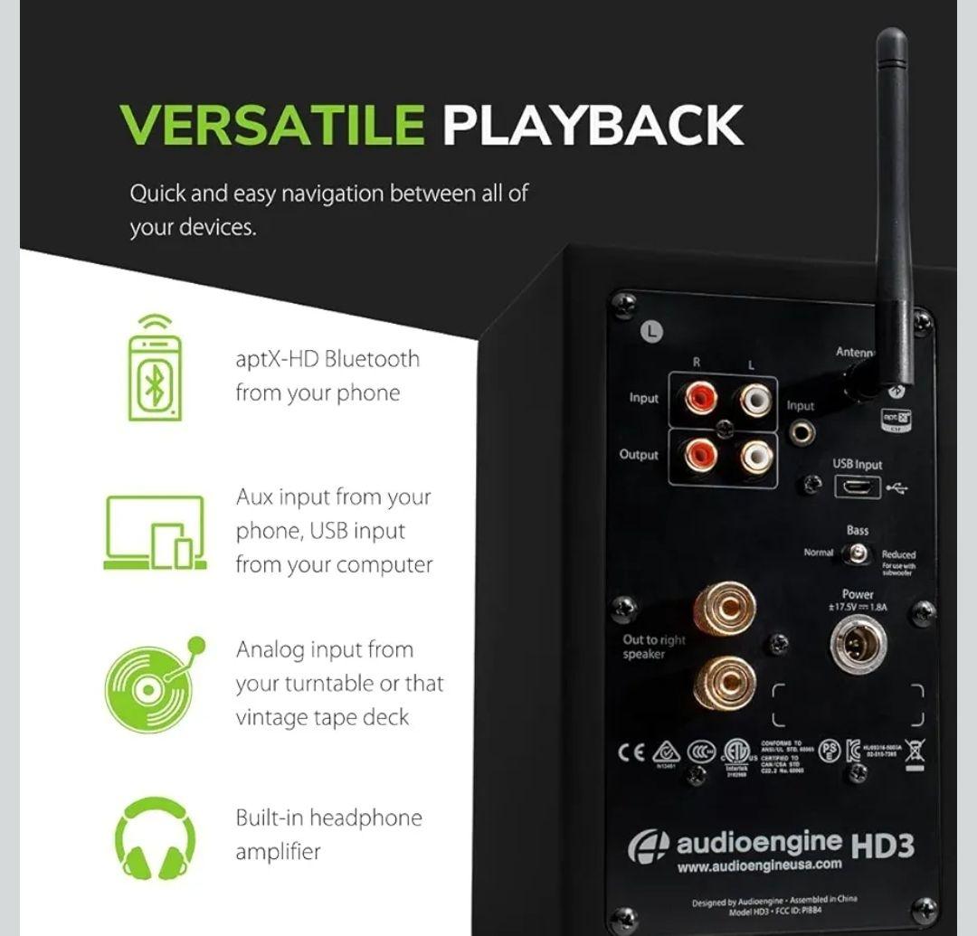 新品 Audioengine HD3 ブラック