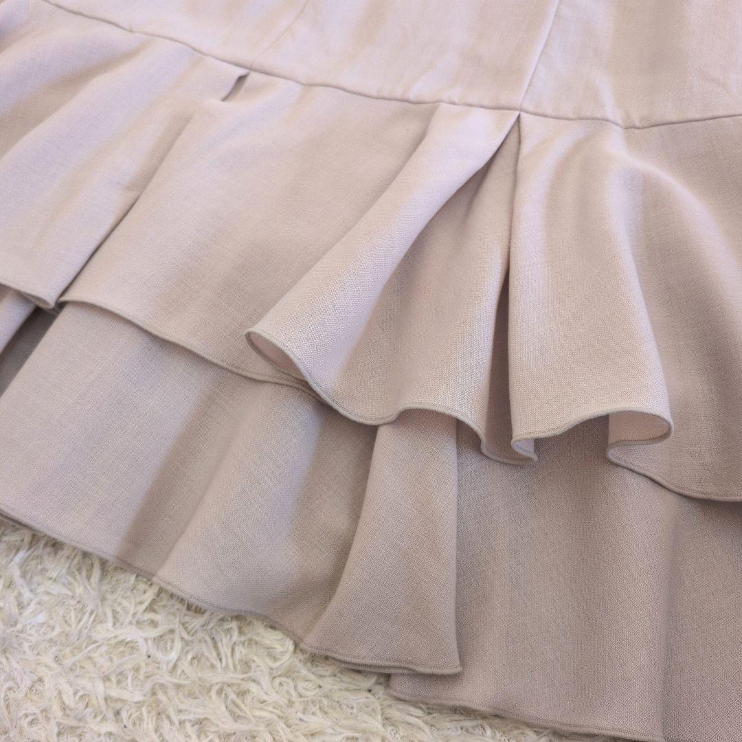 日本製★FOXEY　ノースリーブワンピース　フリル　40