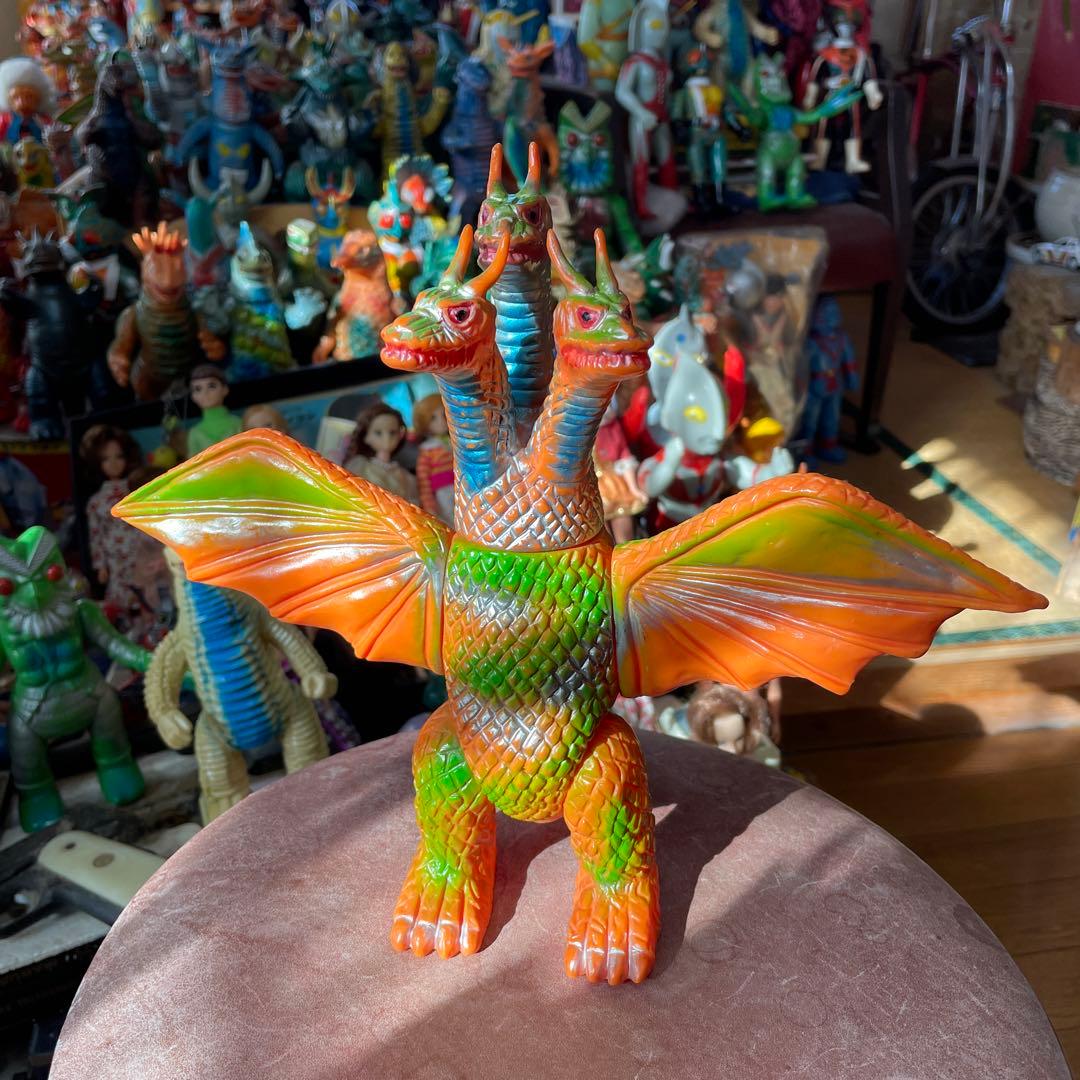 極美品　当時物　キングギドラ スタンダードサイズ　ブルマーク(1969発売)