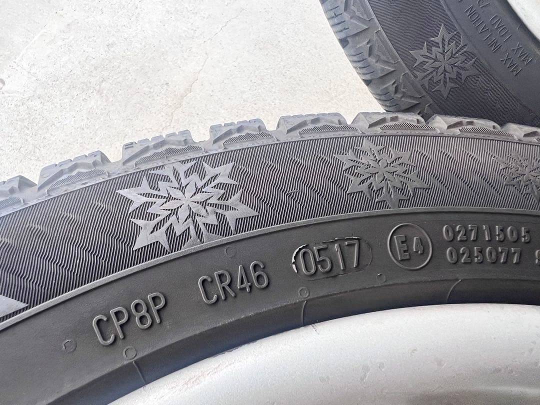  1シリーズ スタッドレス コンチネンタル F20 純正17インチ4本