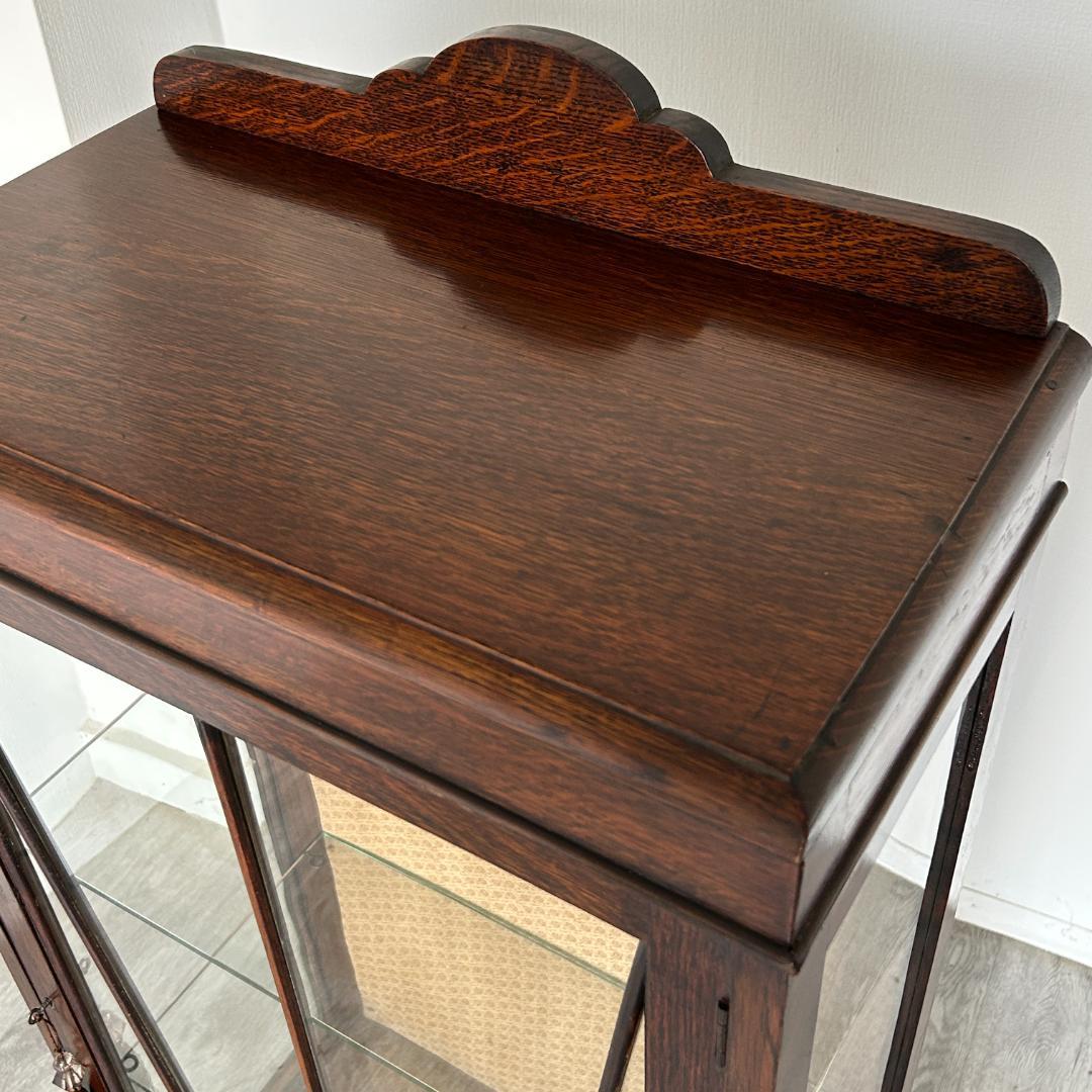 イギリス アンティーク家具 ディスプレイ キャビネット 1930年頃 767A