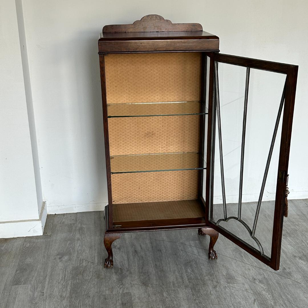 イギリス アンティーク家具 ディスプレイ キャビネット 1930年頃 767A
