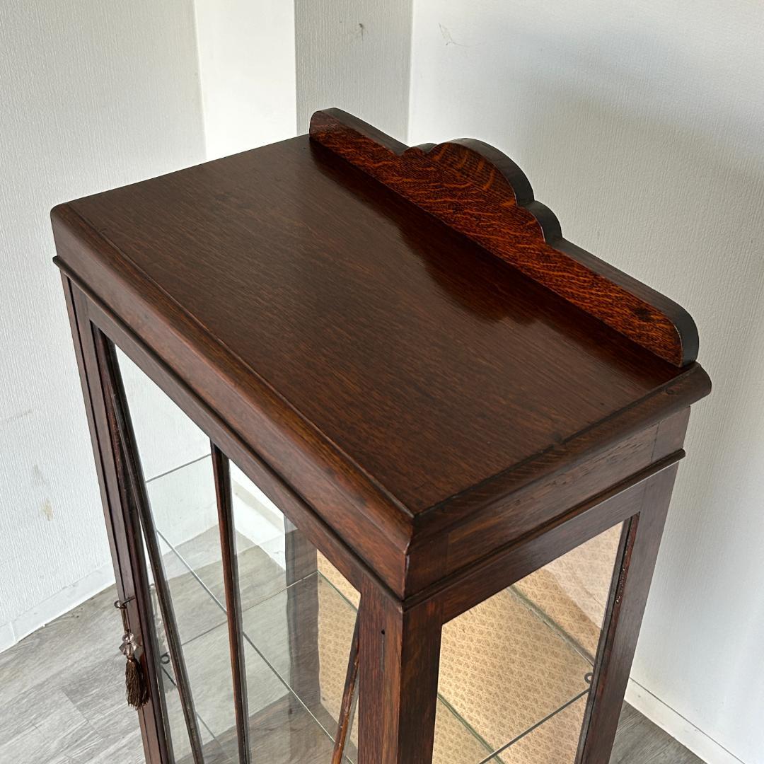 イギリス アンティーク家具 ディスプレイ キャビネット 1930年頃 767A