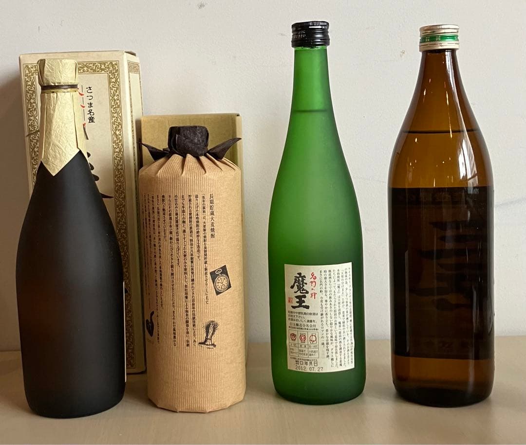 焼酎4本セット(森伊蔵・百年の孤独・魔王・三岳)