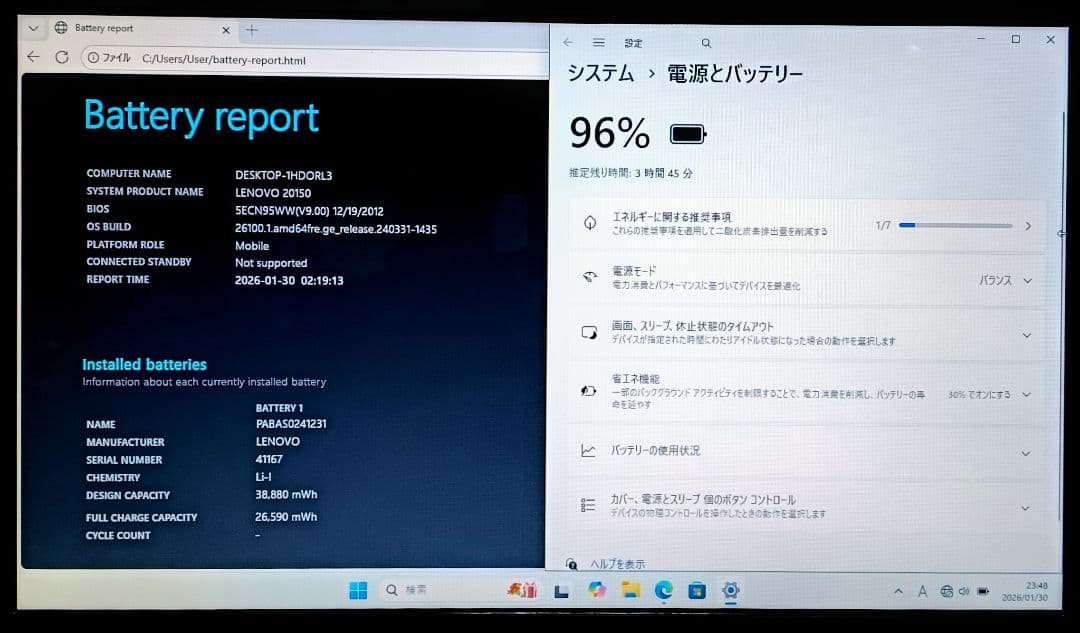 Lenovo Corei7 メモリ16GB SSD512GB Webカメラ