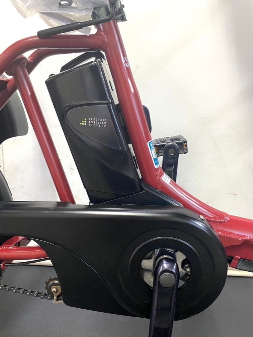 1年保証 パナソニック　ギュットアニーズ　20インチ　赤色　電動アシスト自転車