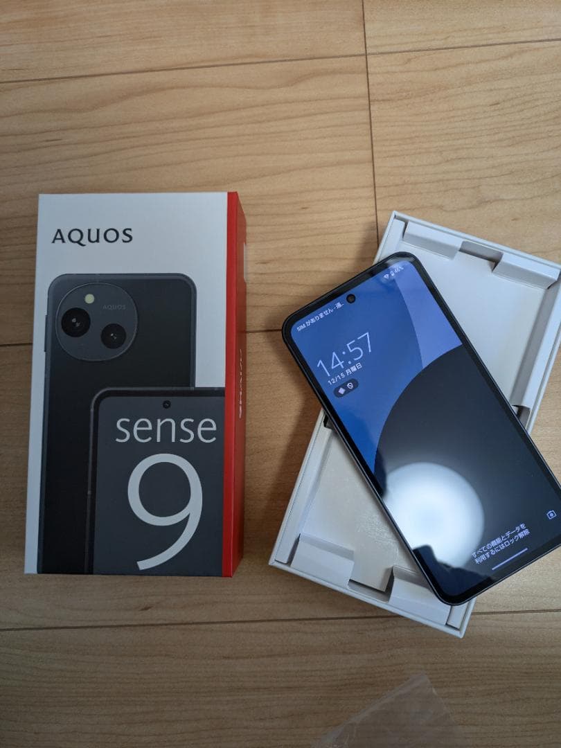 AQUOS sense 9 ブラック8GB/256GB スマホ
