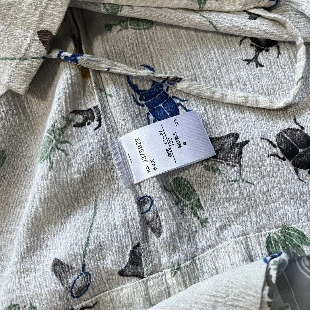 BREEZE 甚平 130cm 昆虫プリント