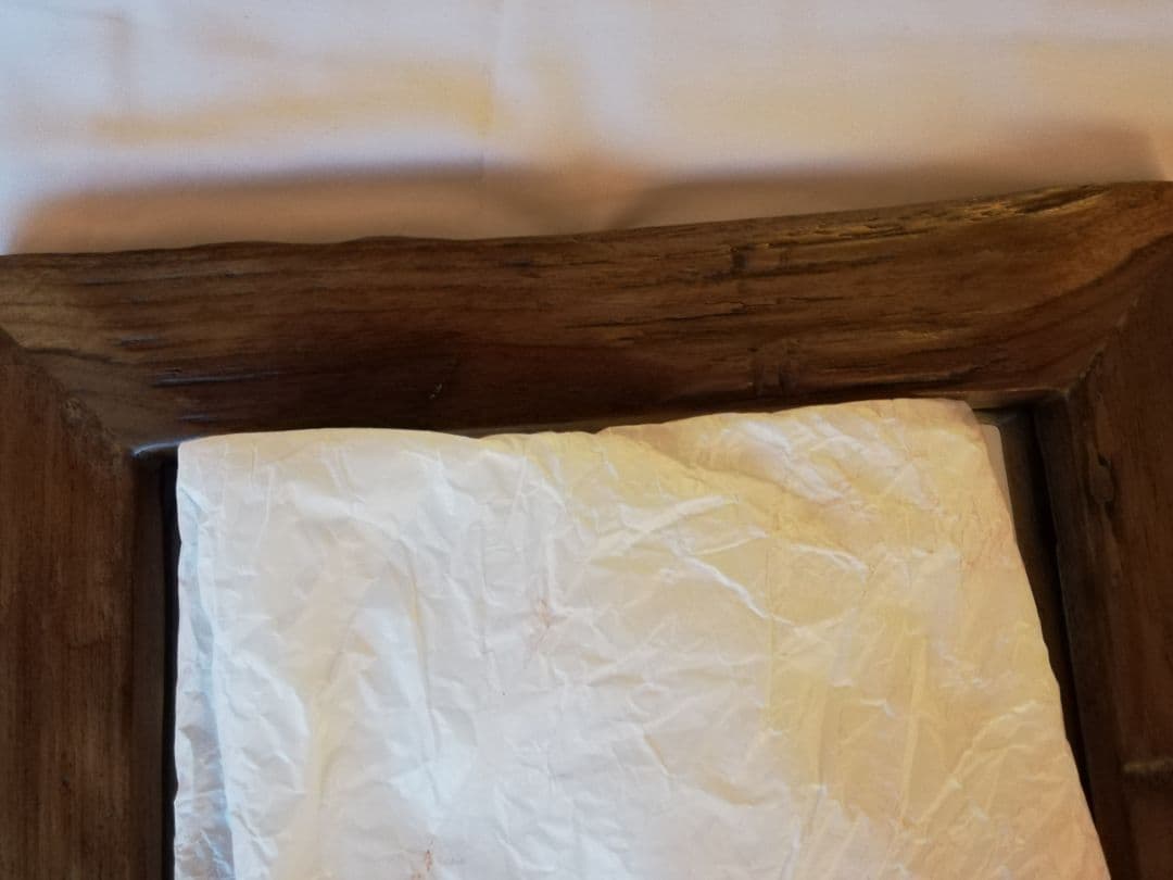 アジアン雑貨　ウッディーミラー　鏡　木材　壁掛け　スタンド木製