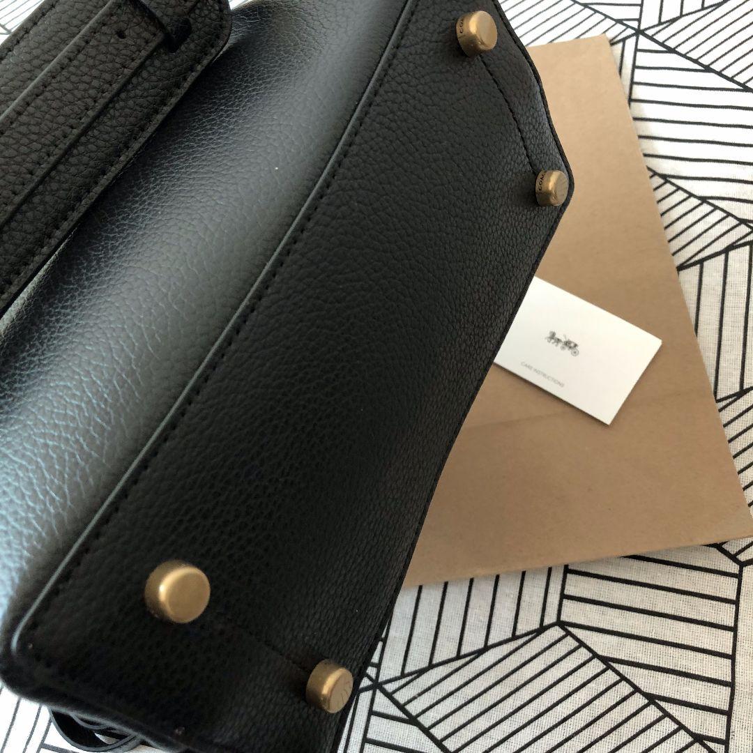COACHコーチバッグ C3916 ブラック ハンドバッグ ショルダーバッグ