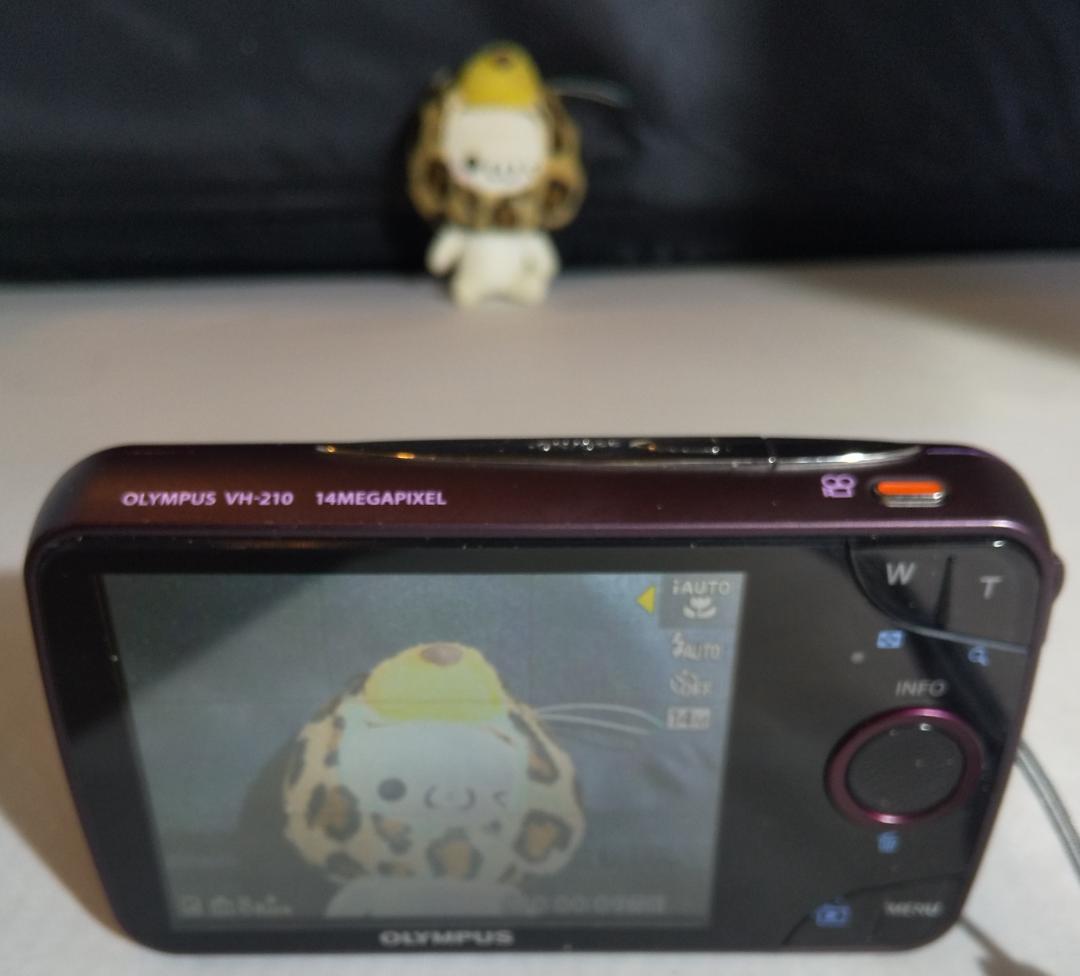 美品 OLYMPUS VH-210 動作確認済 1400万画素 パープル