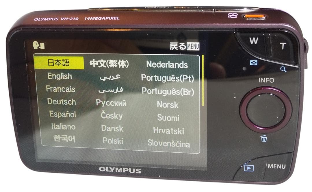 美品 OLYMPUS VH-210 動作確認済 1400万画素 パープル