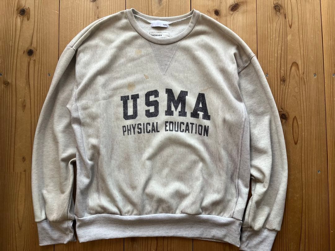 TOLQ/トルク　スウェット　USMA 転写　size4