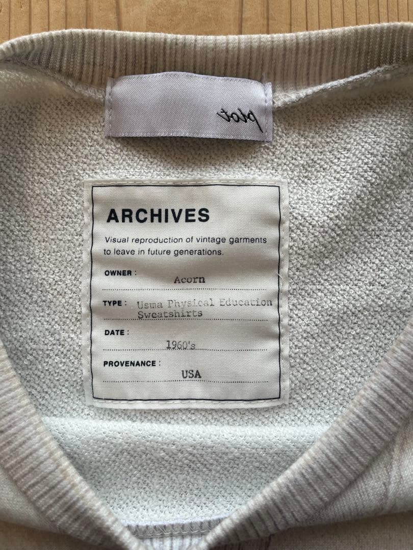 TOLQ/トルク　スウェット　USMA 転写　size4