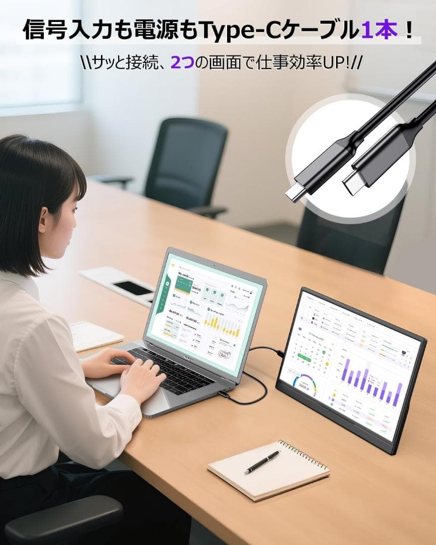 新品✨大特価✨モバイルモニター 15.6インチ 1920×1080 フルHD