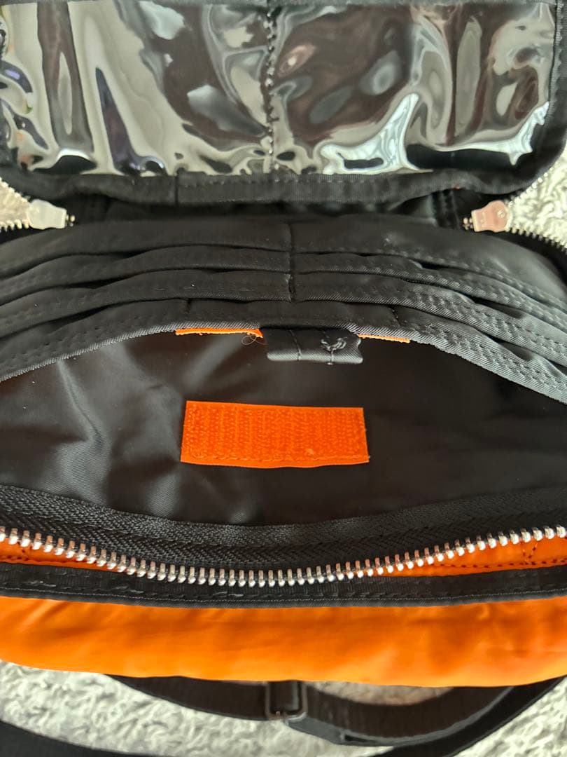 PORTER ブラック ショルダーバッグ サコッシュ