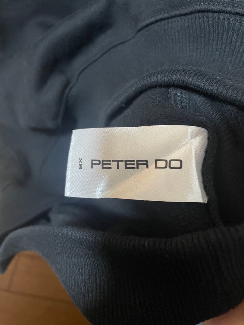 PETER DO ブラック トレーナー