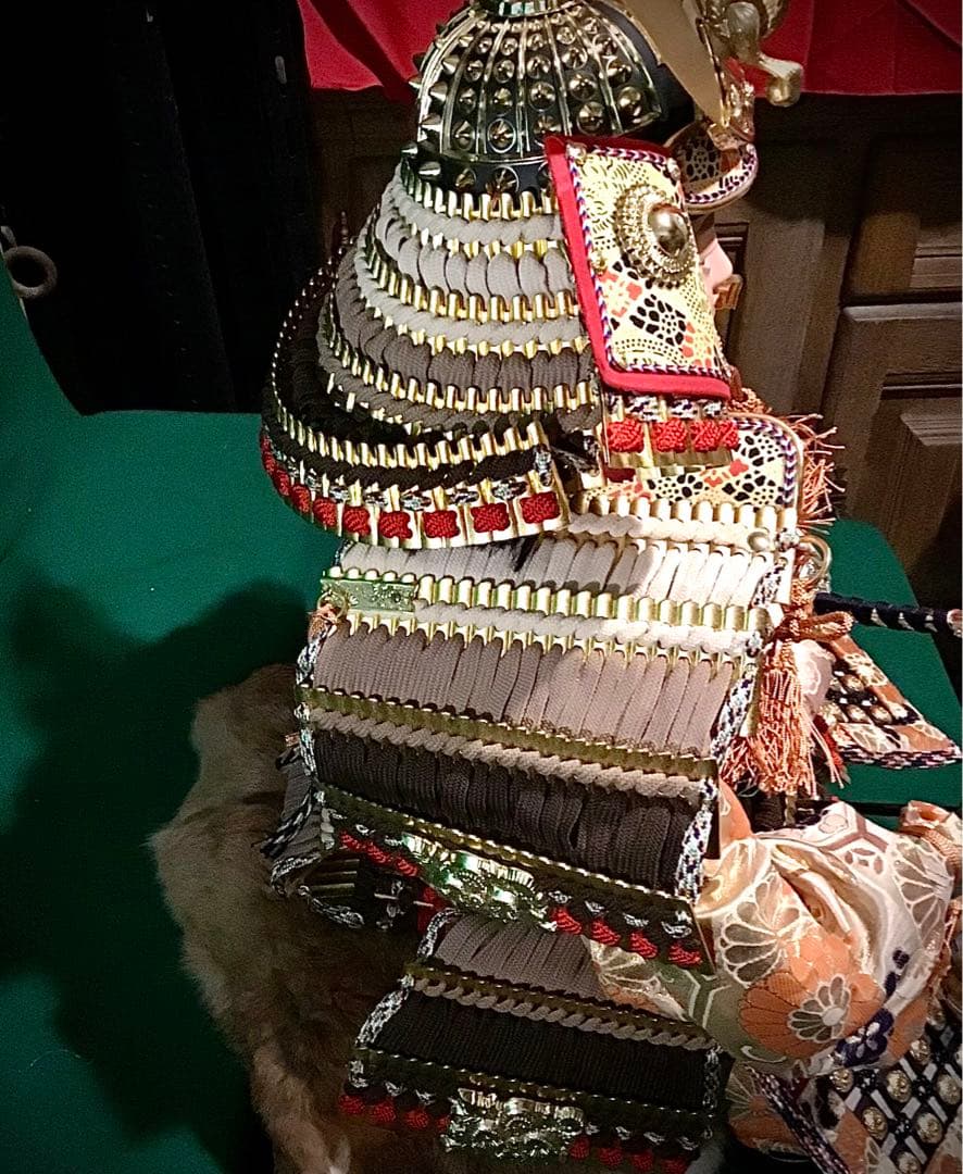 龍玉作 子供武将飾り 13号