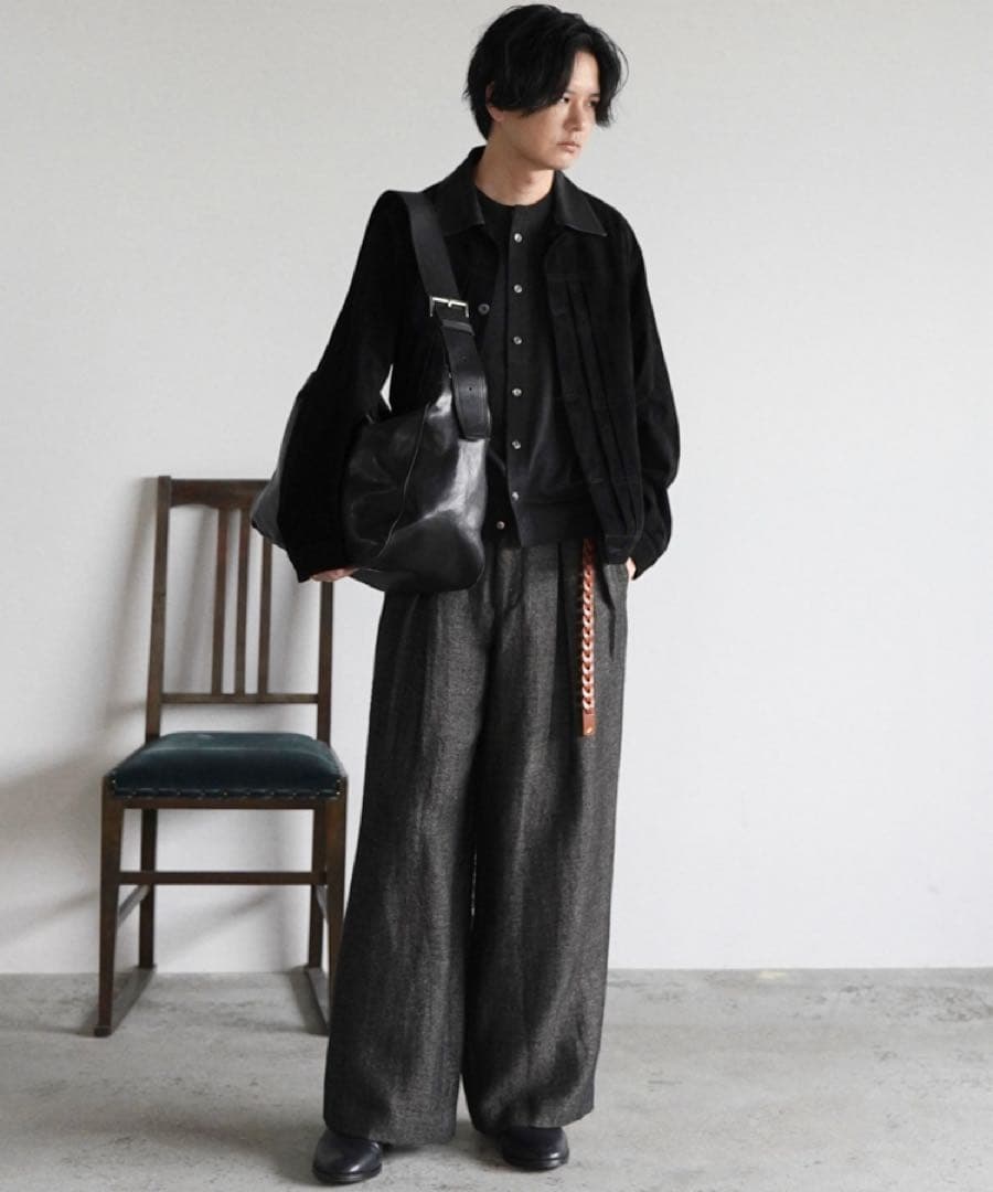 バッグ Llife POLISHED COW LEATHER NEWSPAPER BAG