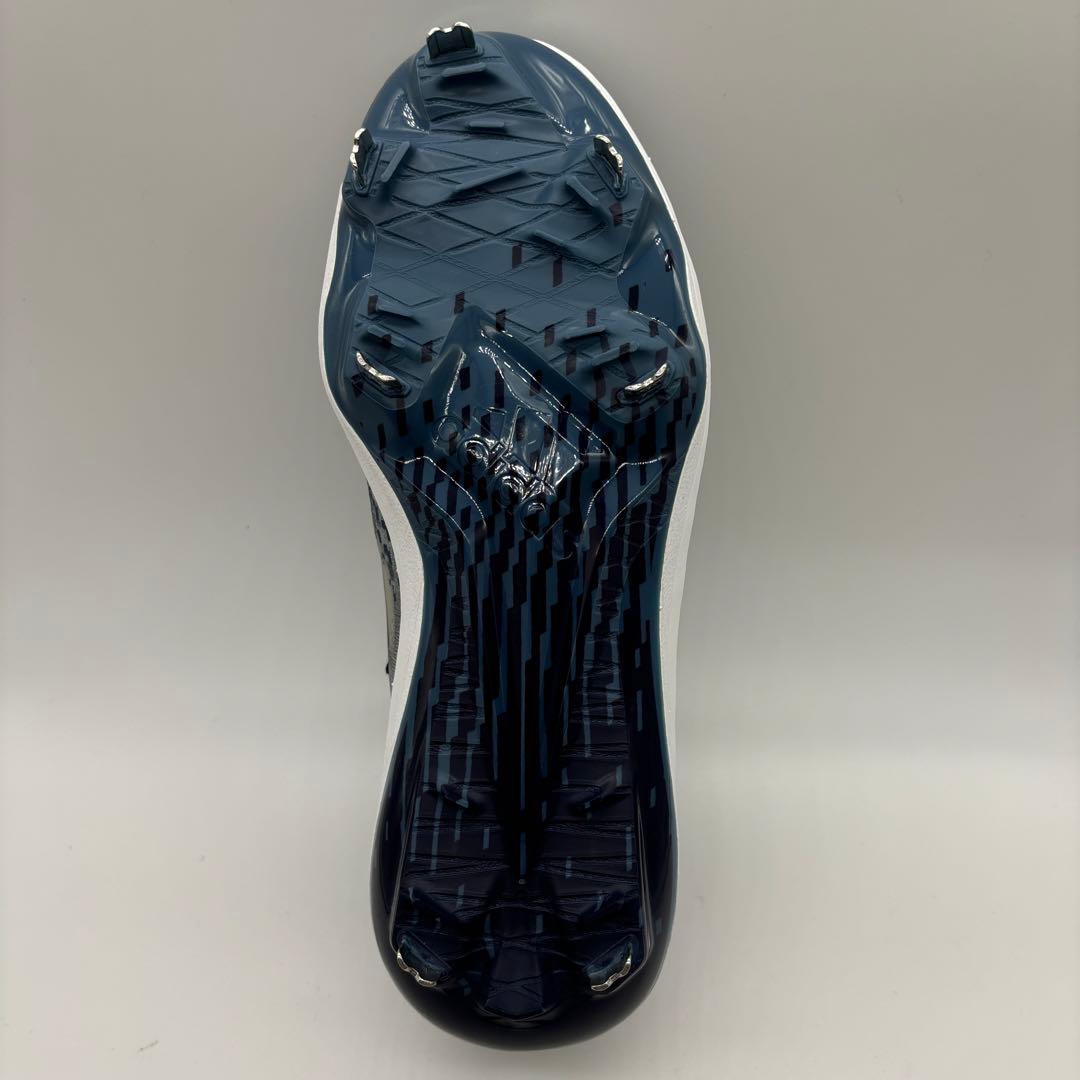 adidas 野球 スパイク ネイビー 紺 金具 27.5㎝ ミドルカット
