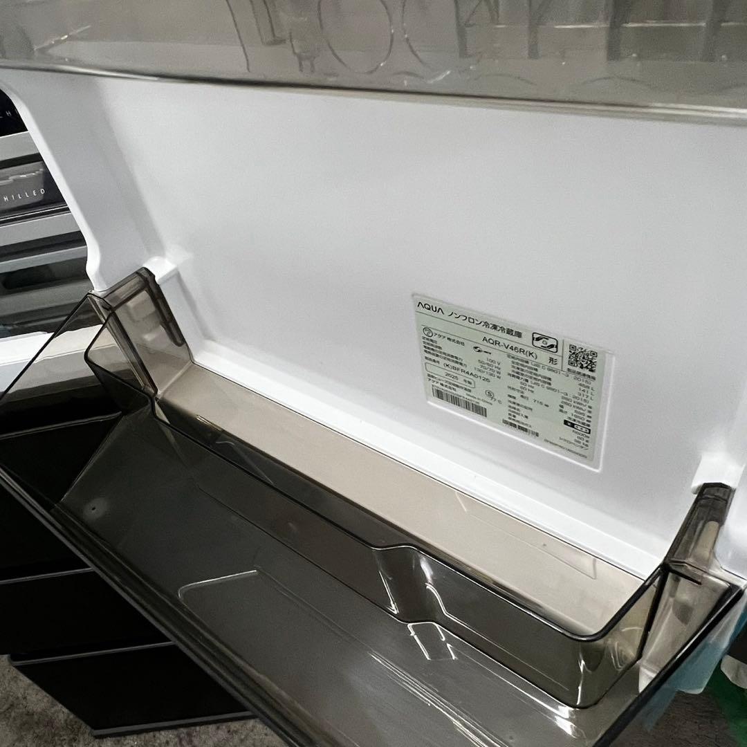 958❤️未使用　25年製　冷蔵庫　AQUA　450ℓ　大型　綺麗　安い　設置無料