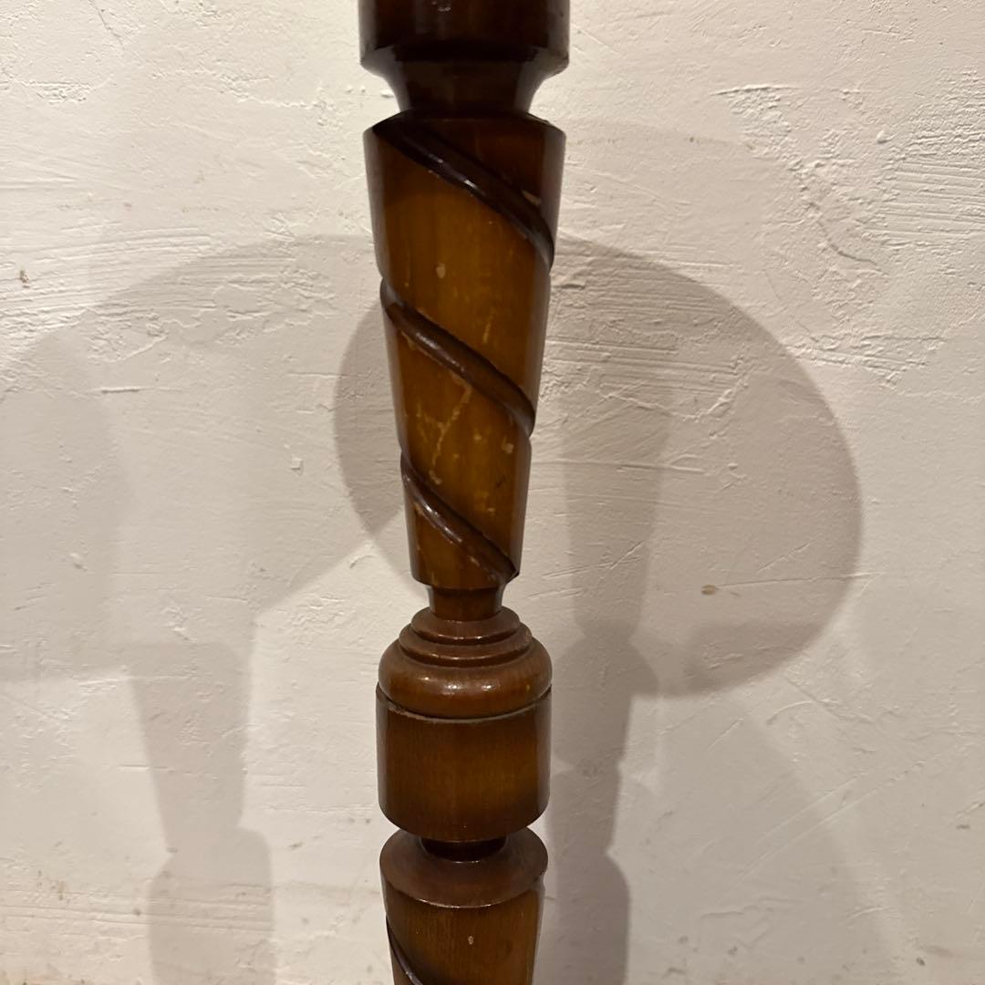 年末年始saleヴィンテージ　木製サイドテーブル　ラウンド　花台