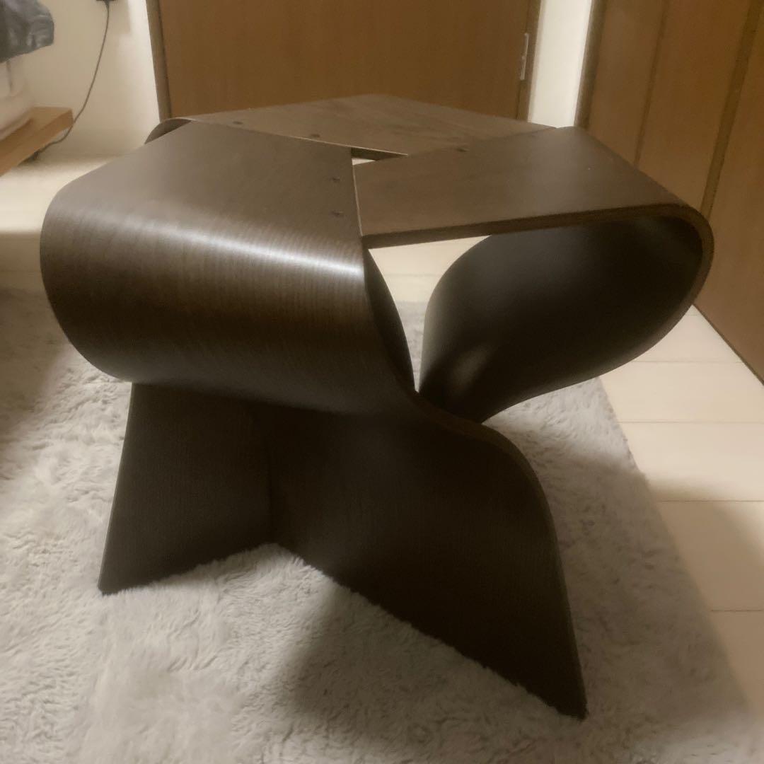 ダークブラウン木製ラック・テーブル